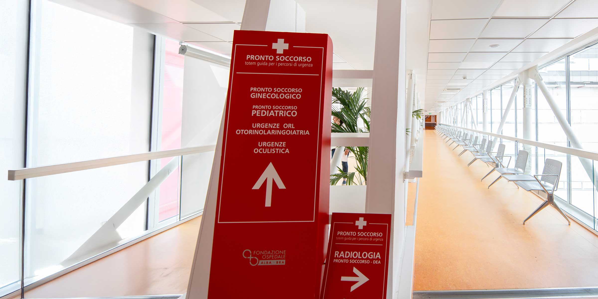 Wayfinding indicazioni per pronto soccorso